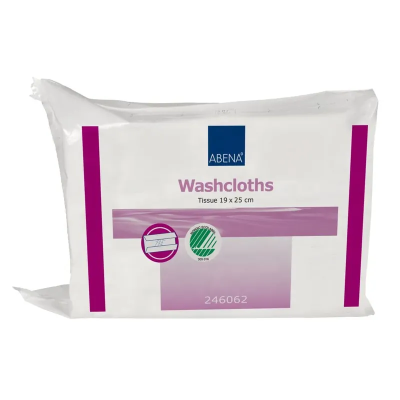 Extra rabatt Abena tvättlapp T6l 19x25cm c-vikt, 125 st