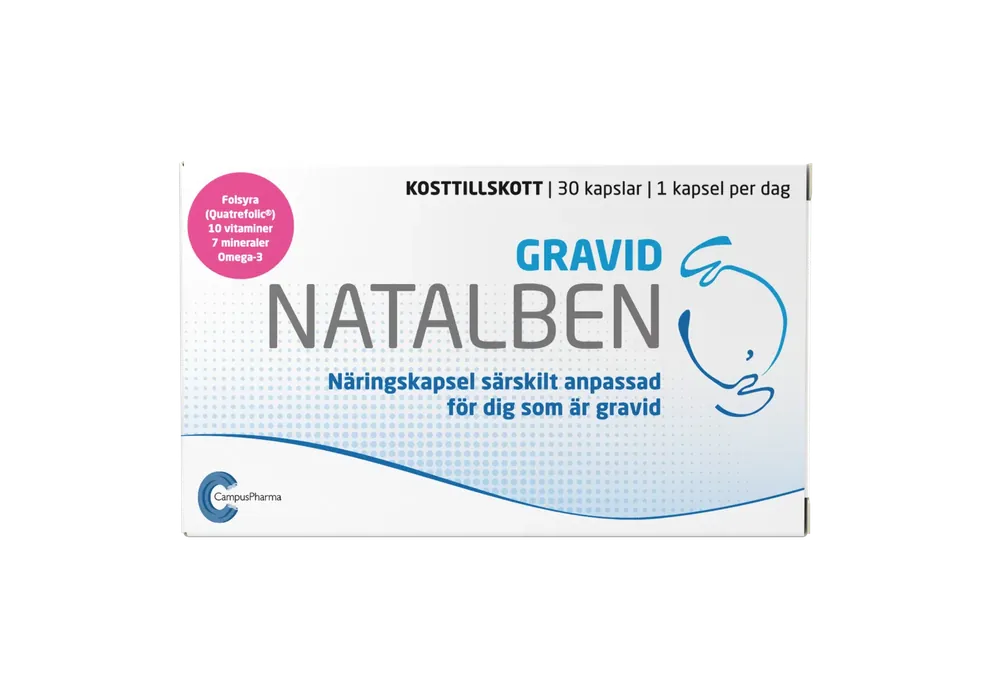 Natalben Gravid kapslar, 30 st Beställ nu