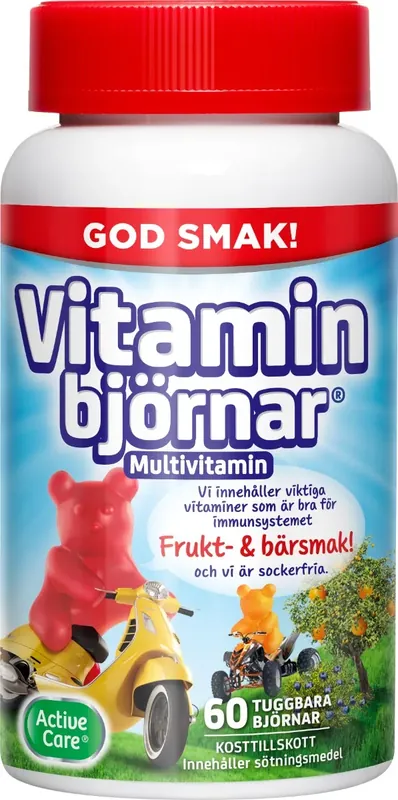 Outlet Active Care Vitaminbjörnar, 60 st