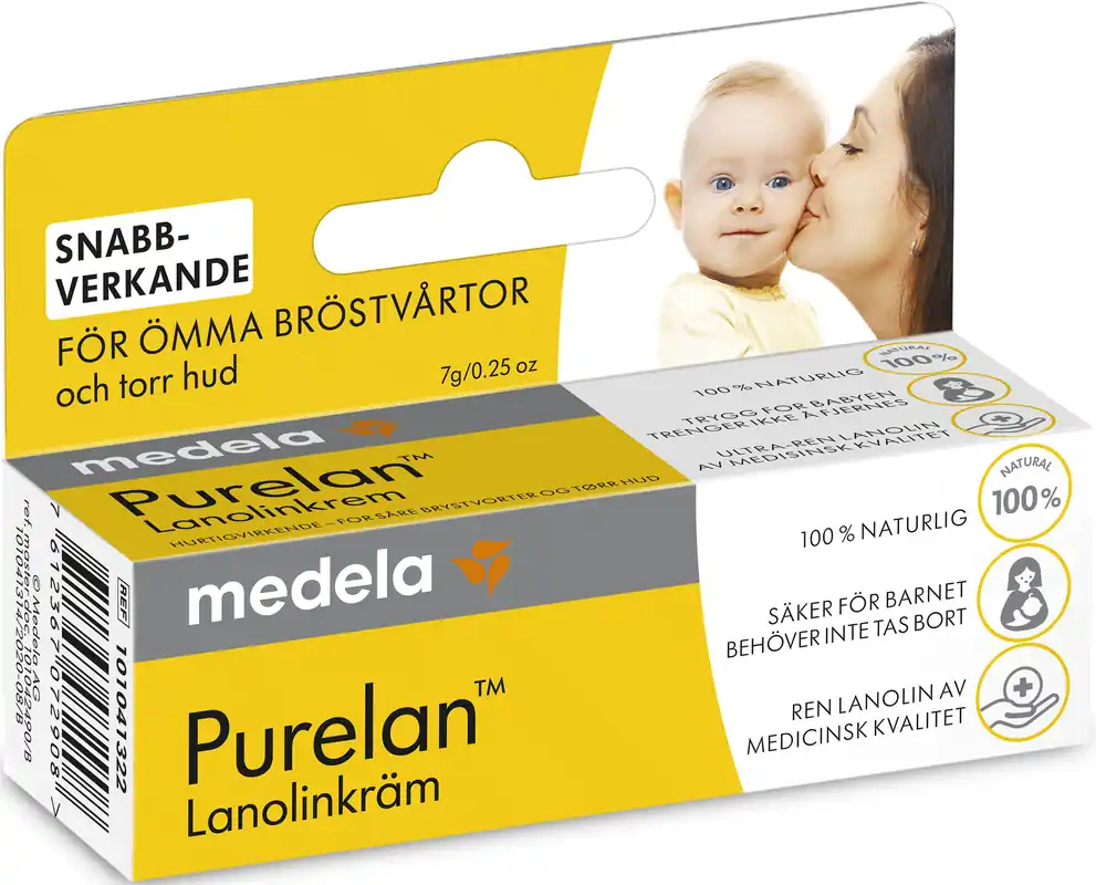 Medela Purelan Lanolinkräm, 7 g I lager
