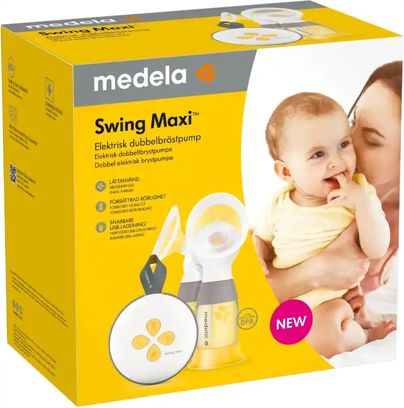 Endast denna vecka Medela Swing Maxi elektrisk dubbelbröstpump, 1 st