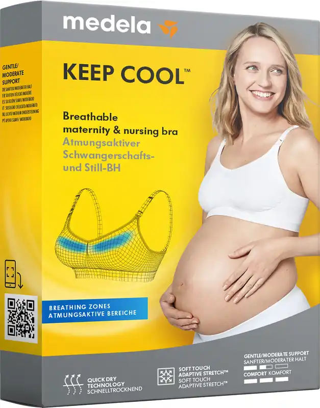 I lager Medela Keep cool bh, svart XL, 1 st