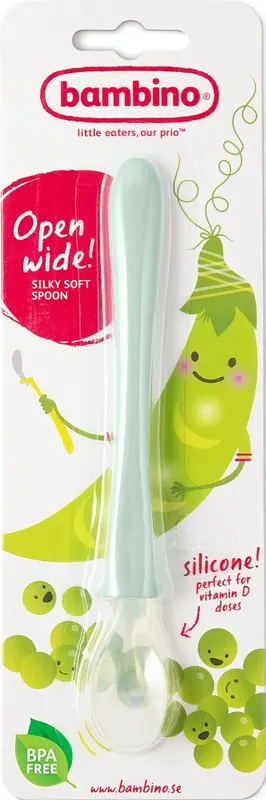 Bambino Open wide! Spoon mint, 1 st Lågt pris