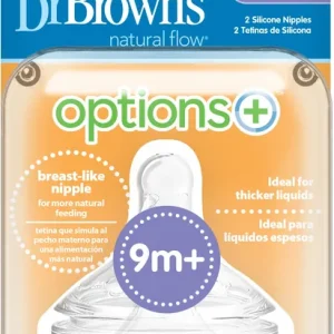 Dr Brown‘s Level 4 Bred hals silikon dinapp, 2 st Beställ idag
