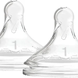 Sänkt pris Dr.Brown nipple level 1 wideneck silicone options+, 2 st