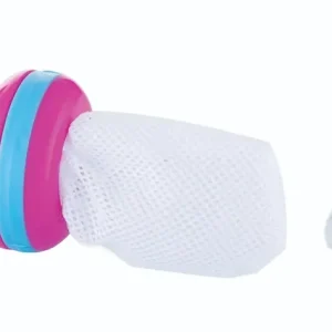 Köp online Nuby the nibbler, Food Feeder Rosa +6m, 1 st