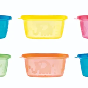 Nuby snack bowl set - 6p - 300 ml, 1 st Säker betalning