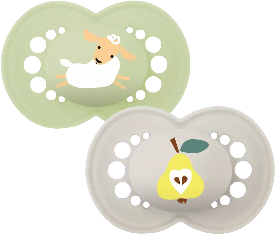 Beställ nu MAM Original 6-16m Silk NEUTRAL, 2 pack