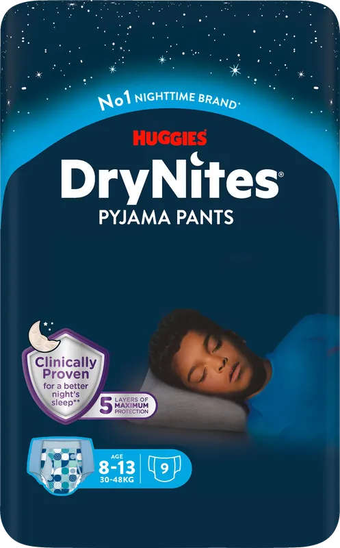 Utförsäljning DryNites 8-13 Boy, 9st