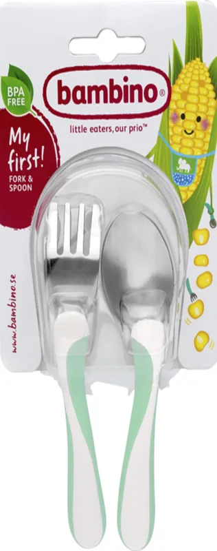 Bambino My first! Fork & Spoon mint, 1 st I lager