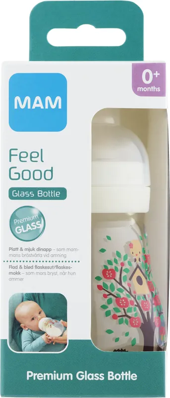 Sista chansen MAM Feel Good Glass Bottle 1 st, 1 st