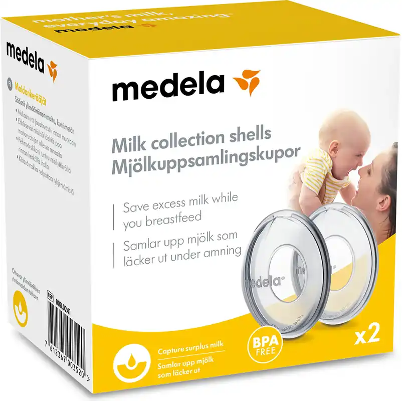 I lager Medela mjölkuppsamlingskupa, 2 st