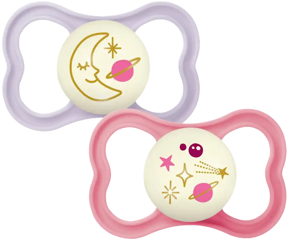 MAM Air Night Pink 6-16m, 2 pack Kundfavorit