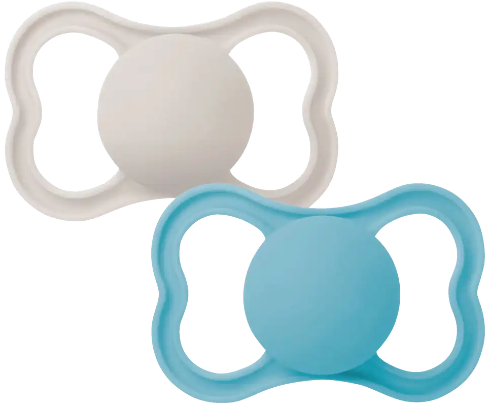 MAM Air Silicone Blue 16-36m, 2 pack Rabatt