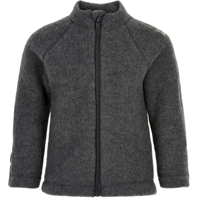 Begränsat erbjudande Mikk-Line Ull Baby Jacka Anthracite Melange