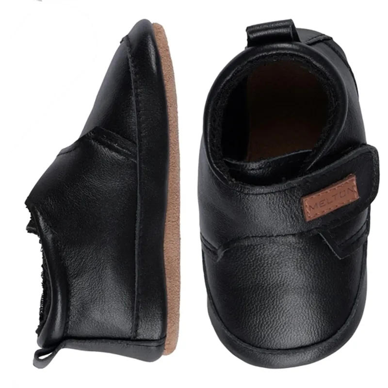 Utförsäljning MELTON Læder Tossor Classic Black