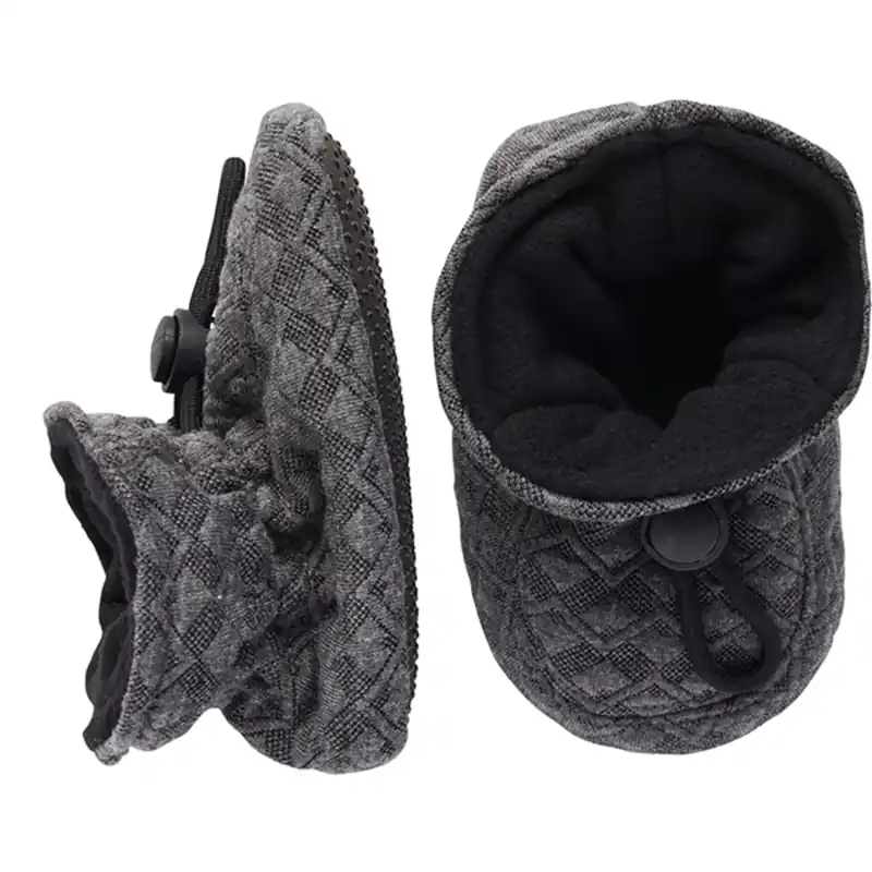 Rabatter MELTON Tekstil Tossor Quiltad Dark Grey Melange