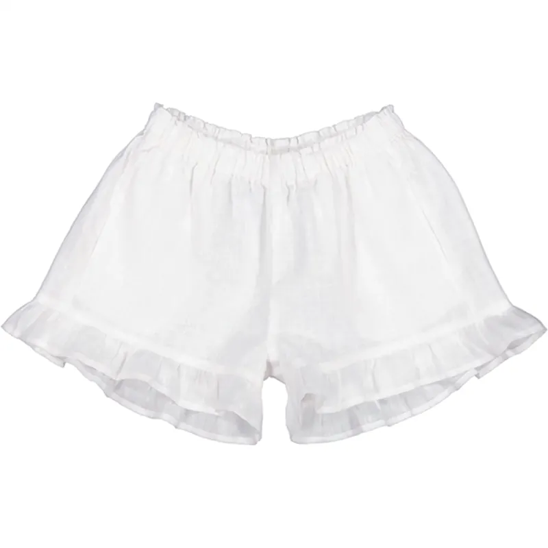 I lager MarMar White Pala Frill Shorts
