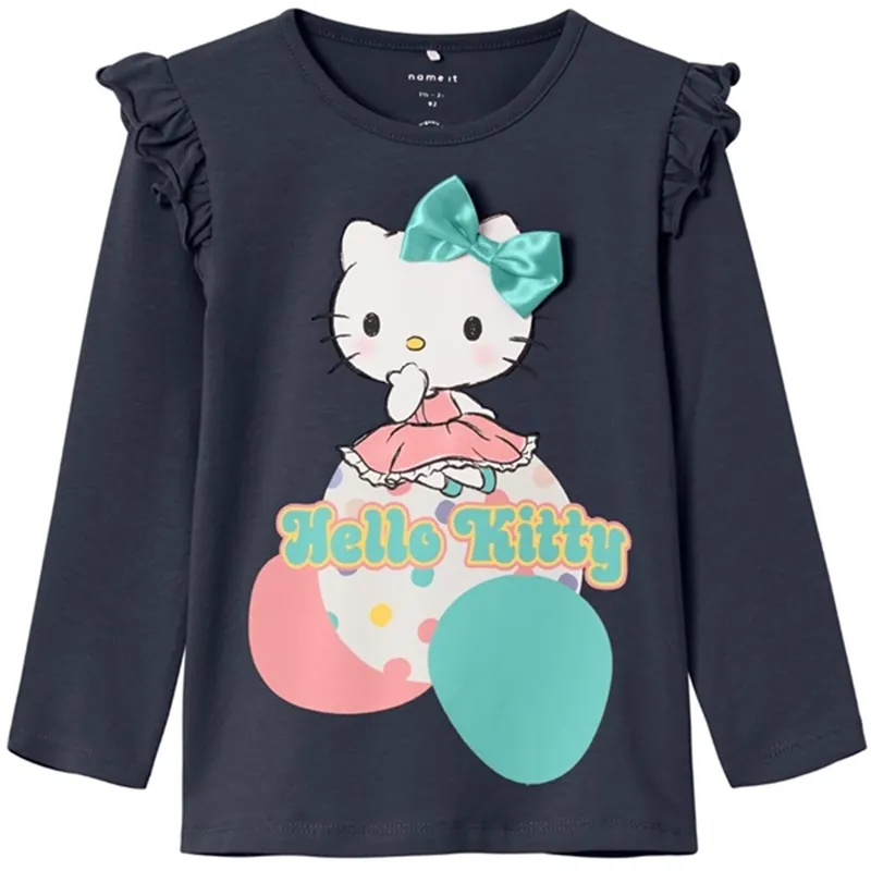 Name it Dark Sapphire Janice Hello Kitty Tröja Nyhet