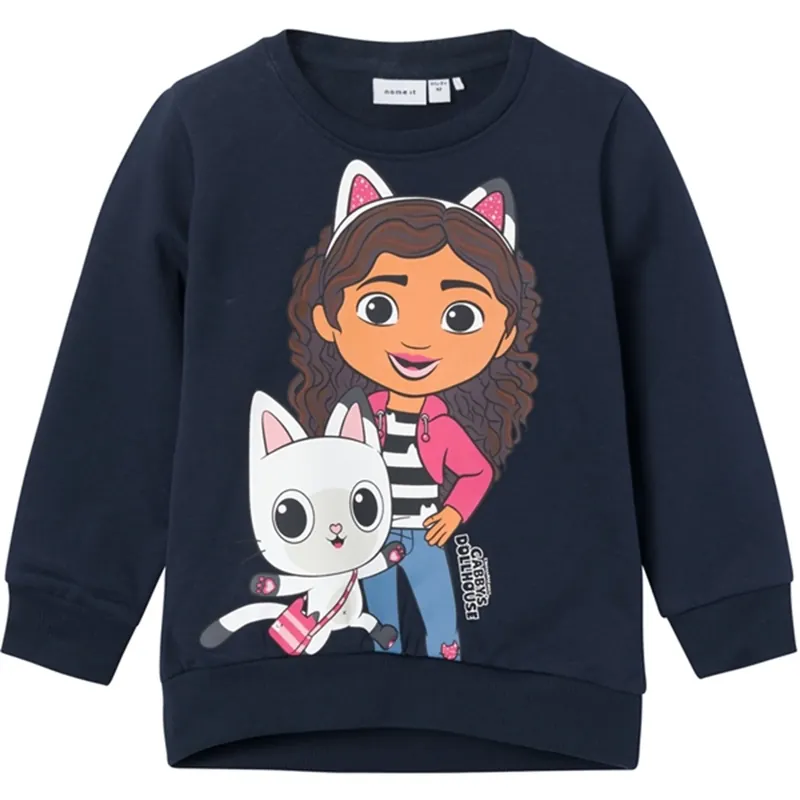 Name it Dark Sapphire Ness Gabby Sweatshirt Noos Sista chansen