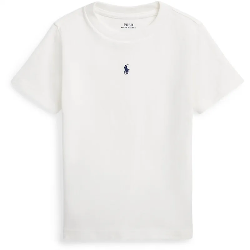 Lågt pris Polo Ralph Lauren Boys T-Shirt Deckwash White