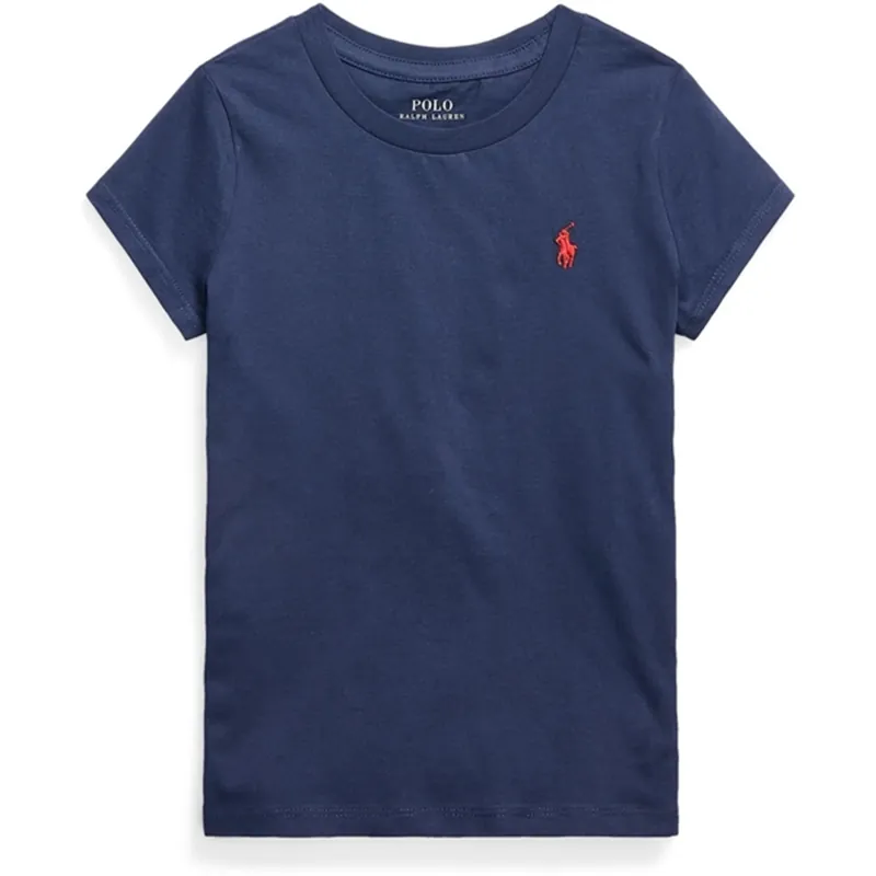 I lager Polo Ralph Lauren Girls T-Shirt Newport Navy
