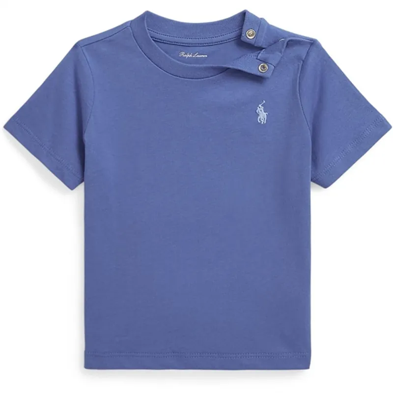 Trygg betalning Ralph Lauren Bebis T-Shirt Liberty Blue