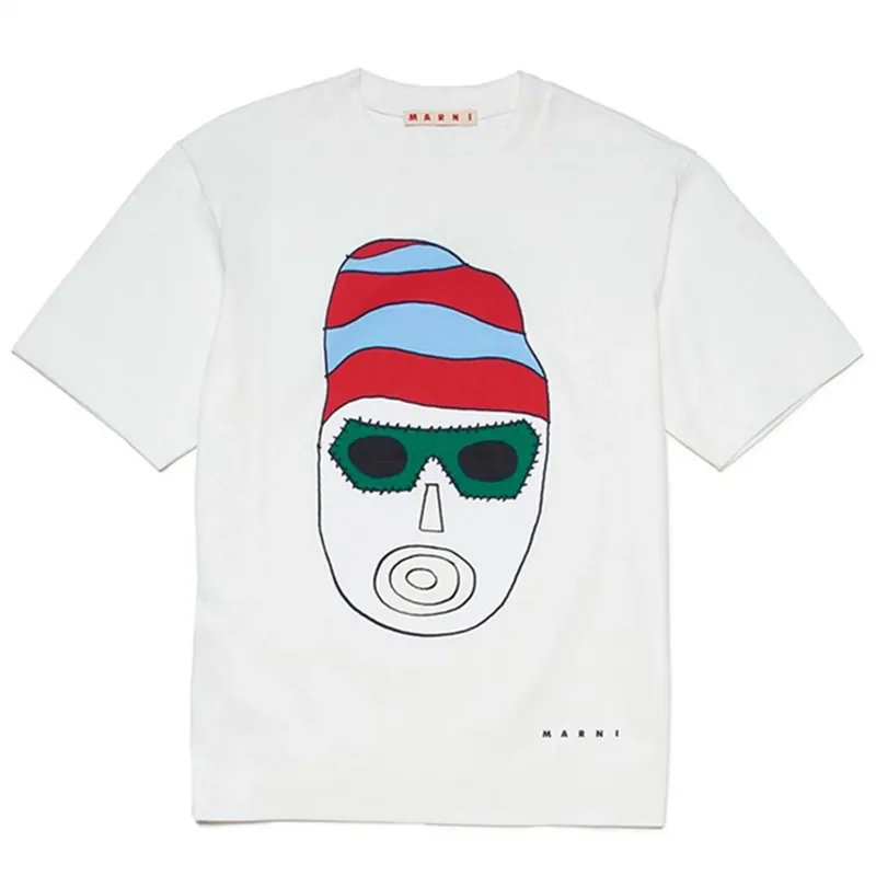 Marni Off White T-shirt Sänkt pris