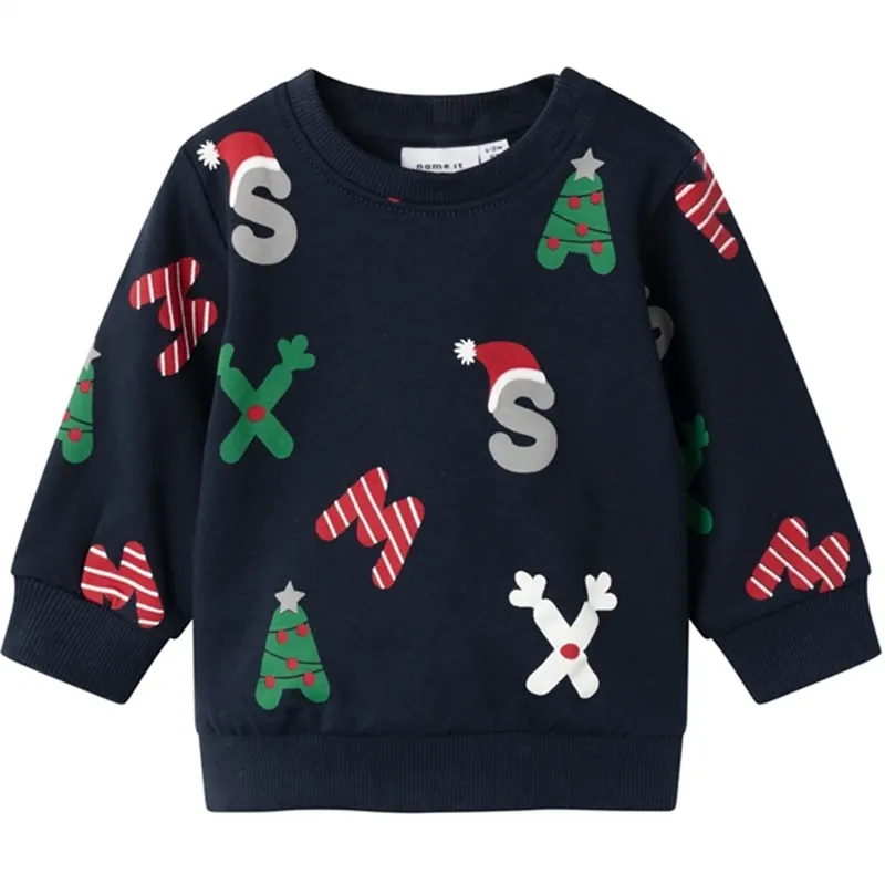 Name it Dark Sapphire Richrist Sweatshirt Endast idag