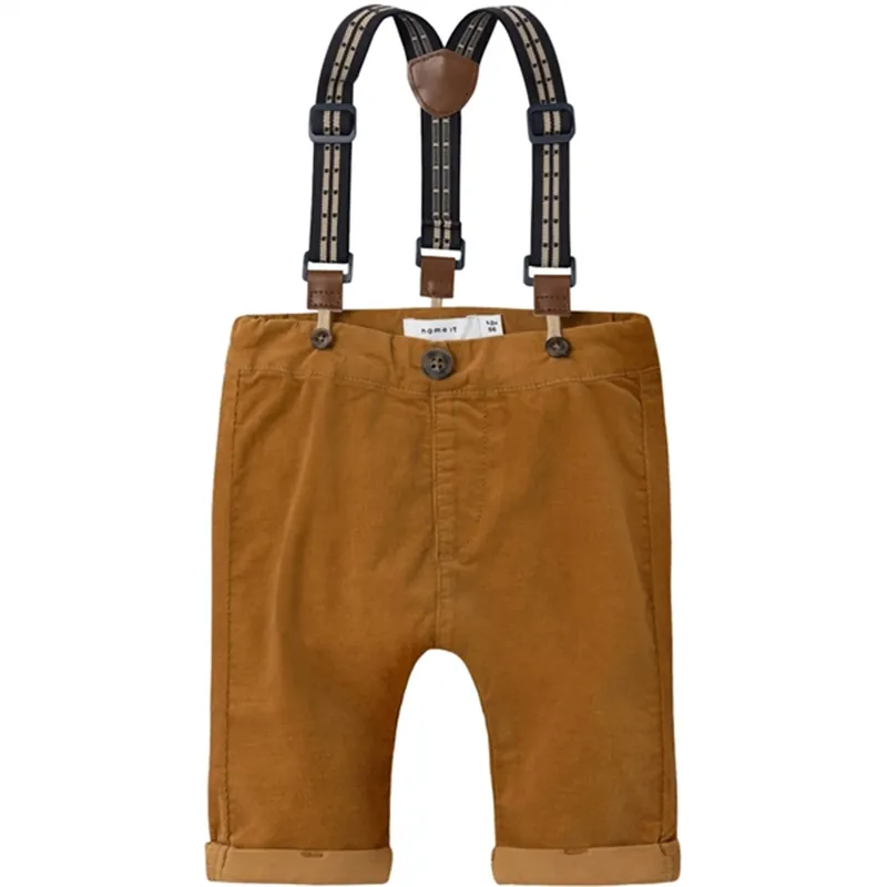 Populär Name it Bone Brown Ben U-Shape Byxor