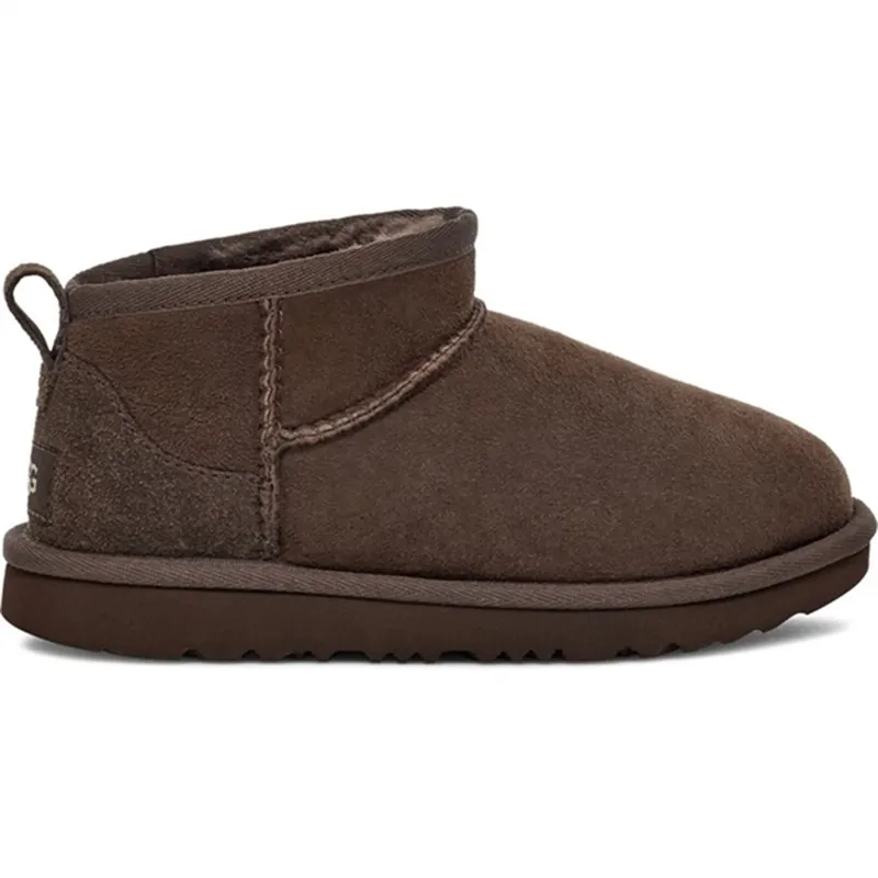 Populär UGG K Classic Ultra Mini Stövlar Burnt Cedar