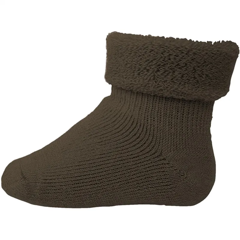 Snabb frakt MP 722 Ull Bebis Strumpor Brown Melange