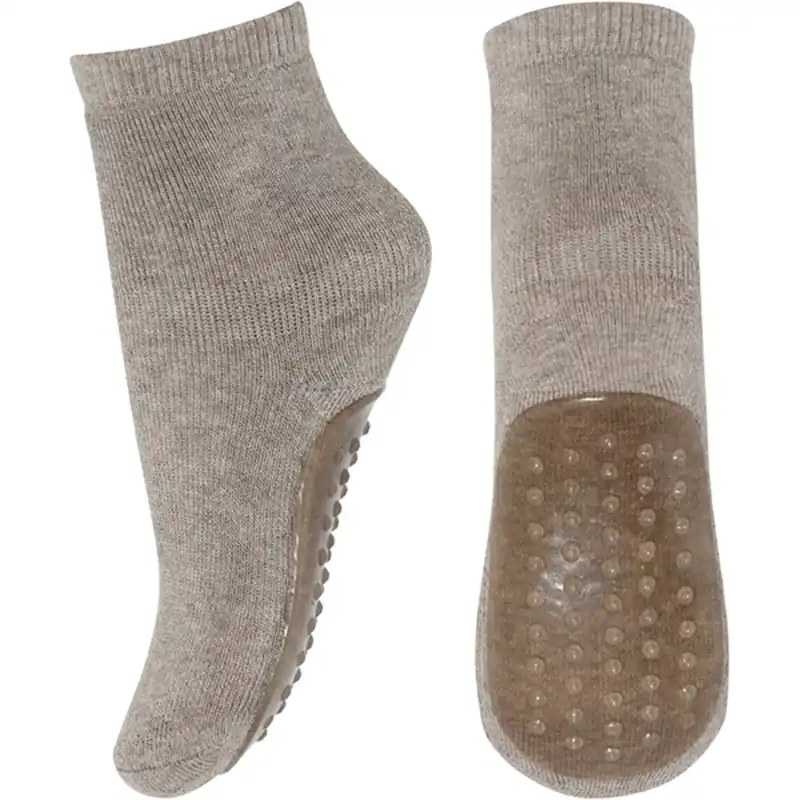 Erbjudandepris MP 7951 Ull Anstislip Strumpor Light Brown Melange