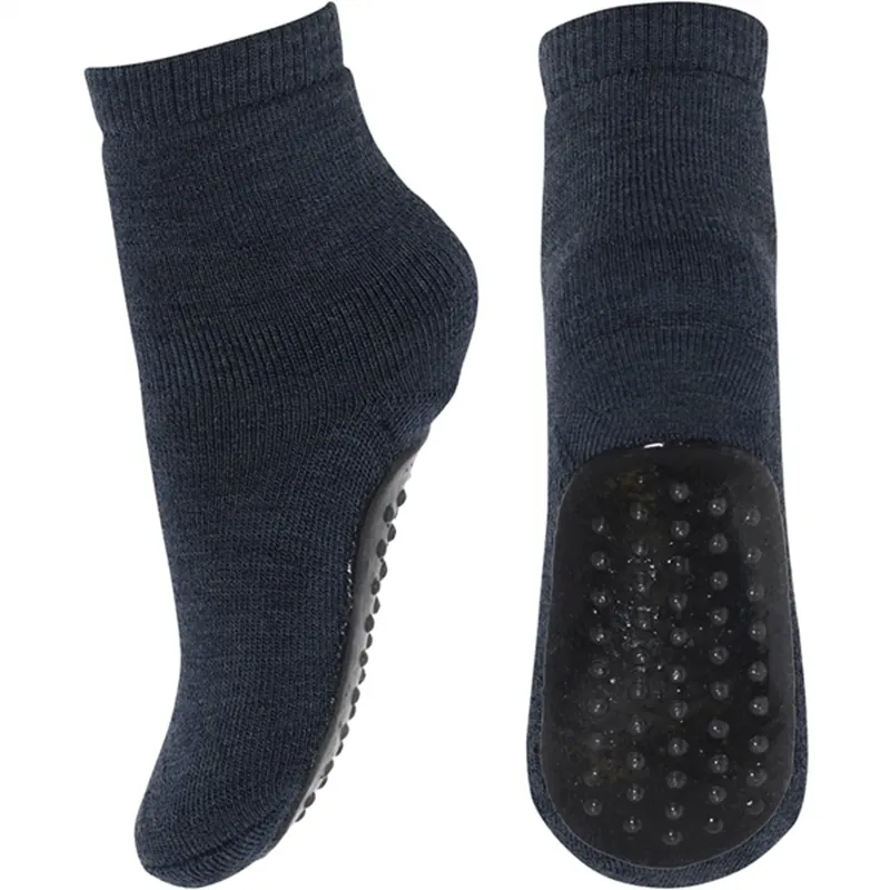 MP 7951 Ull Anstislip Strumpor Dark Denim Melange I lager