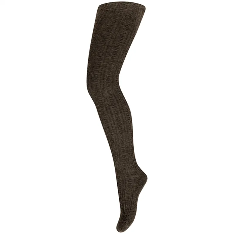 Utförsäljning MP 19032 Ull Juno Strumpbyxor Brown Melange