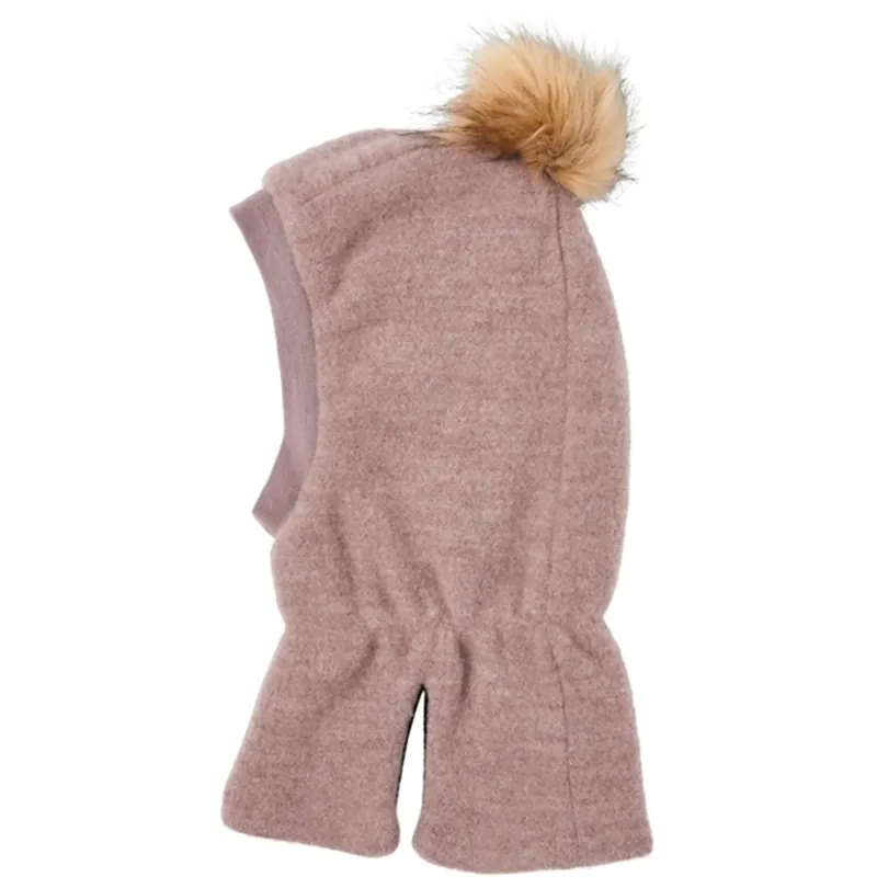 Name it Antler Wmino Ull Balaclava med Kvast Premium