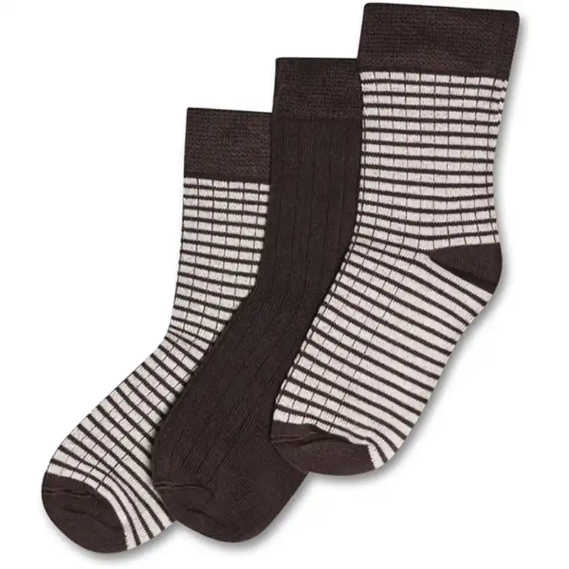 Begränsad tid MiniPop® Coffee Bambu Strumpor 3 Stk. Noos