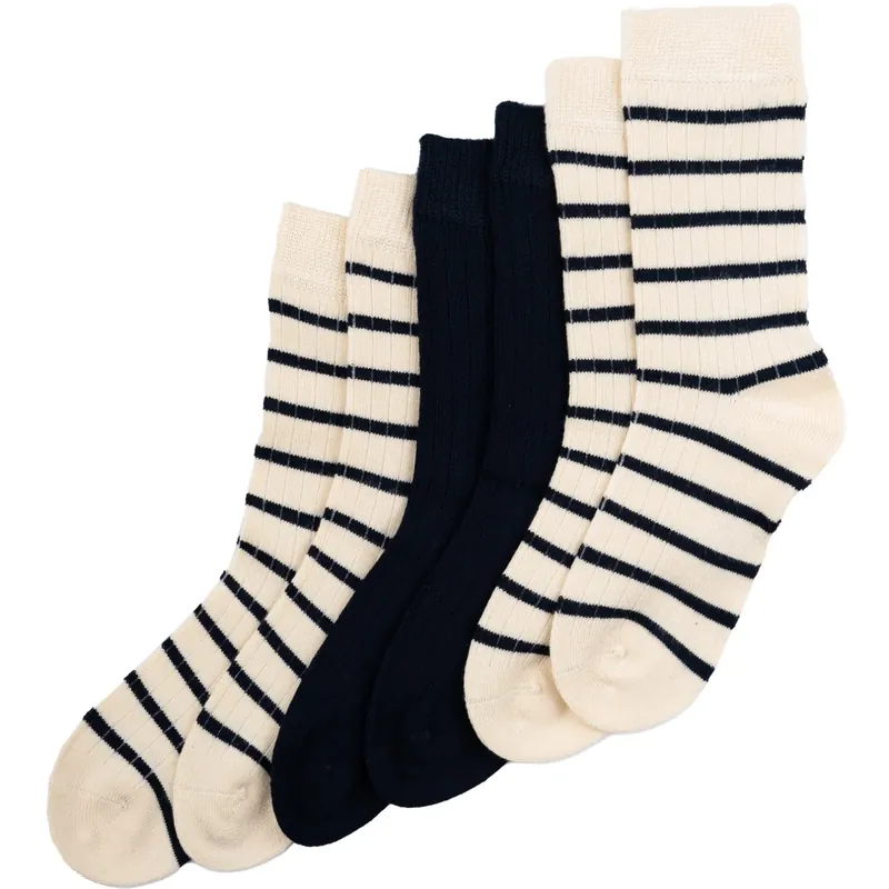 Snabb leverans MiniPop® Navy Bambu Strumpor 3 Stk. Noos