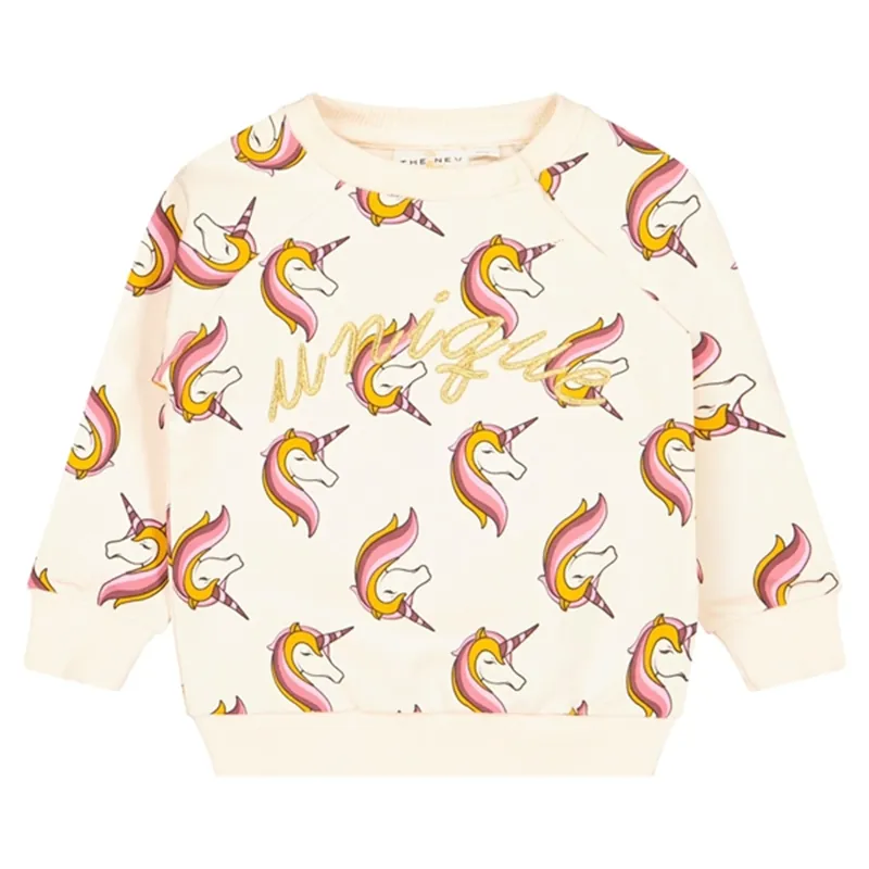 Kampanjpris THE NEW Siblings White Swan Hanni Sweatshirt