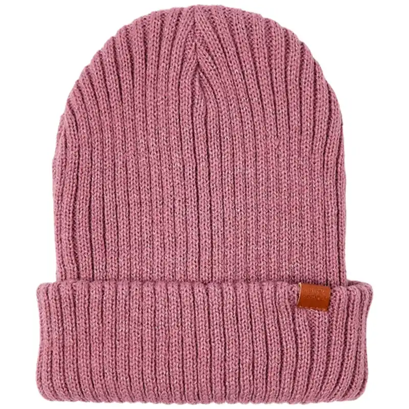 Name it Wistful Mauve Milan Glitter Stickat Beanie Fynd