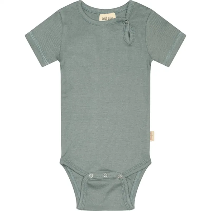 Petit Piao Light Petrol Body S/S Modal Nedsatt pris