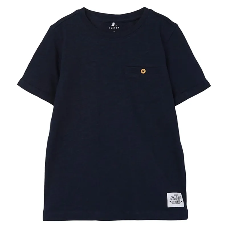 Rabatter Name it Dark Sapphire Vincent T-Shirt Noos