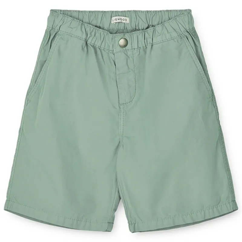 Liewood Monori Crispy Poplin Shorts Peppermint Rea