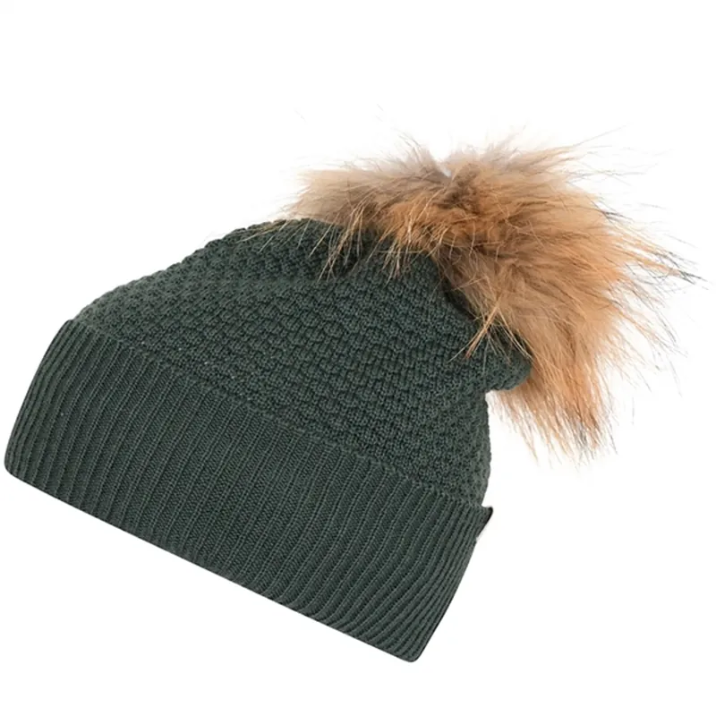 Handla nu MP 97500 Chunky Oslo Ull Beanie m. Raccoon Dusty Ivy 27