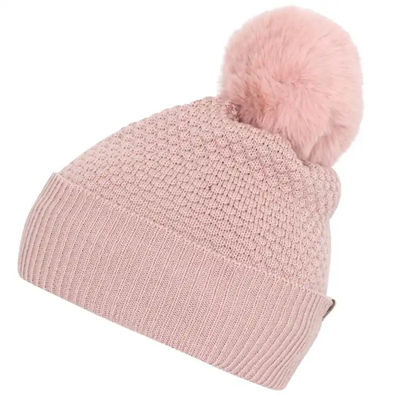 Beställ nu MP 97502 Chunky Oslo Ull Beanie m. Fake Fur French Rose 4256