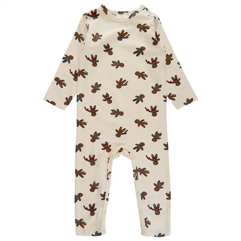 Begränsat erbjudande THE NEW Siblings White Swan Ginger Aop Holiday Onesies