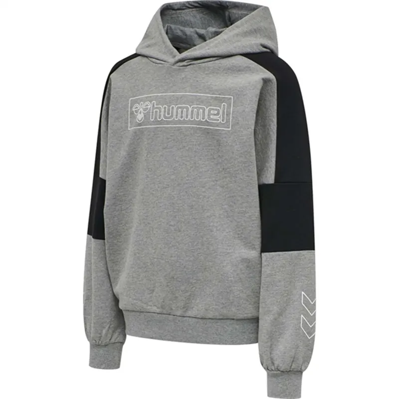 Hummel Medium Melange Boxline Hoodies Rabatt