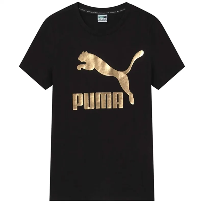 Puma Classics Logo Tee Puma Black I lager