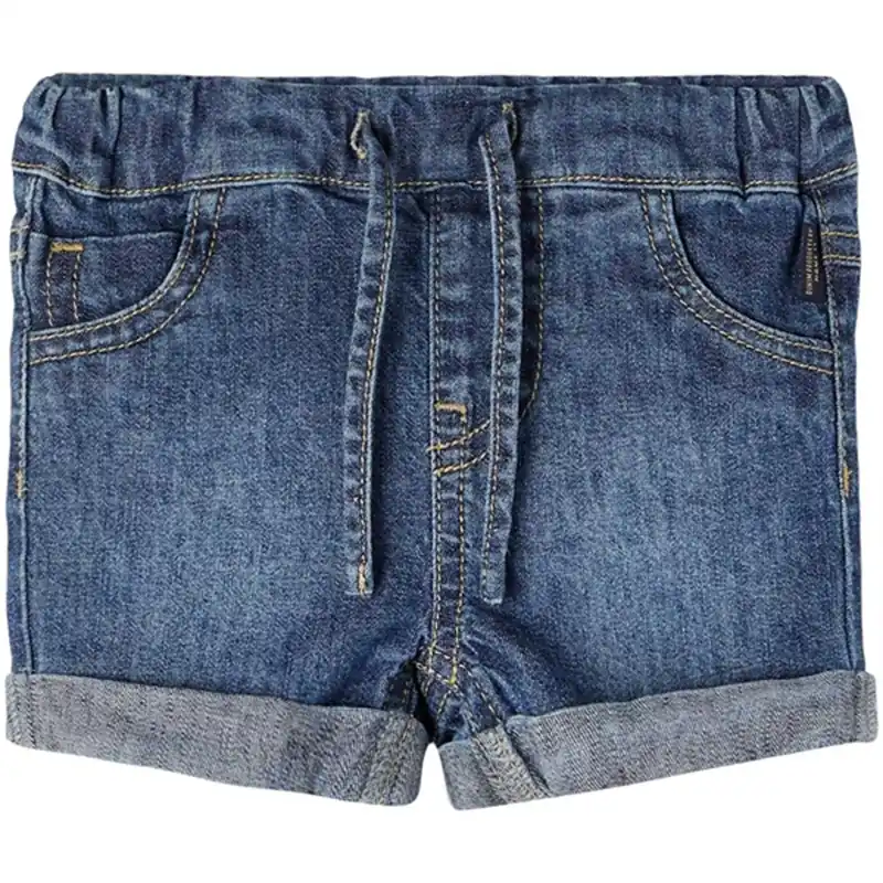 I lager Name it Dark Blue Denim Benji Denim Alinen Shorts