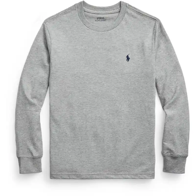 Begränsad tid Polo Ralph Lauren Boy Long Sleeved Shirt Andover Heather